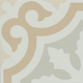 Celeste Square 8x8 Gray White Tan Compact Porcelain Floor Tile for Kitchen Wall, Bathroom Shower, Laundry Room, Accent Wall